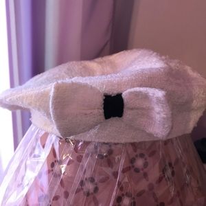 Janie and jack hat black and white.